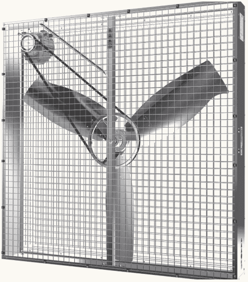 Gaisa cirkulācijas ventilators 44 400 m³/h – jaudīgs industriālais ventilators lielām telpām
