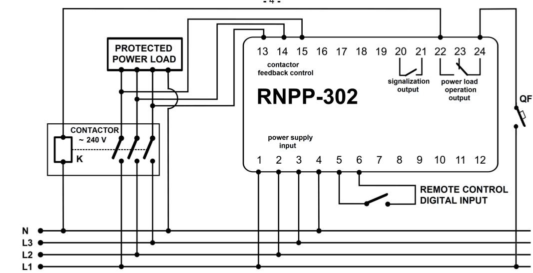 TRĪSFĀZU SPRIEGUMA UN FĀZES KONTROLES RELEJS RNPP-302