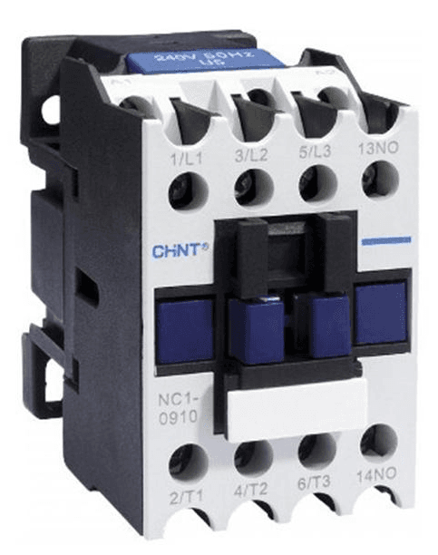 Kontaktors 4 kW spole 230VAC 50Hz 3P + 1NO