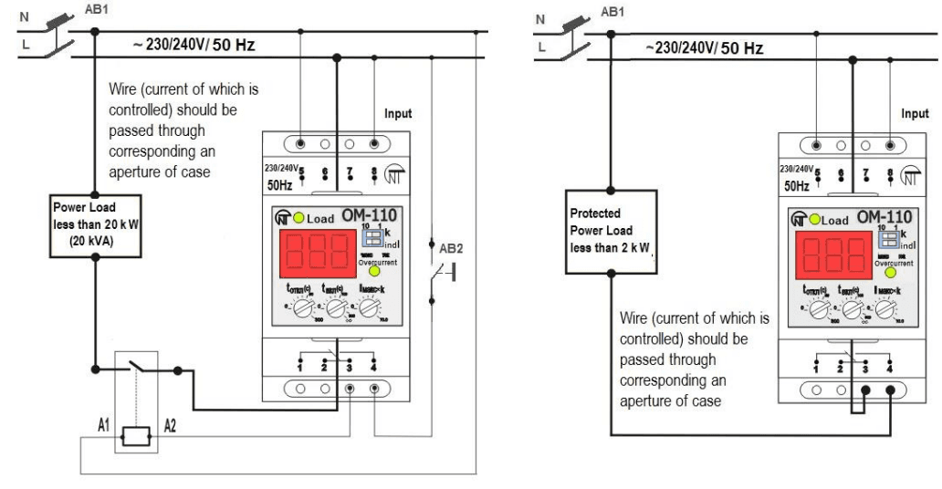 JAUDAS IEROBEŽOŠANAS RELEJS OM-110